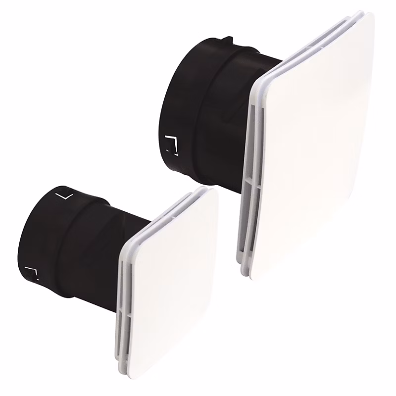 Bouche VMC extraction insufflation design AUREA avec manchette placo – Diamètre (mm) 80