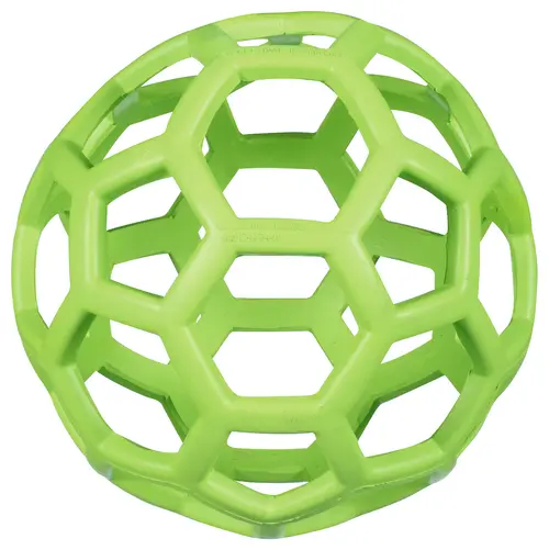 Déco jardin：Balle souple pour chiens coloris vert taille L Brandy Hol-ee roller - 14 cm