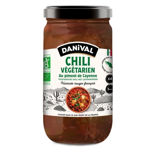 Confort nature：Chili végétarien bio Danival - 630 g