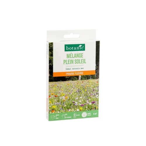 Jardin pratique:Mélange de graines plein soleil pour pied d'arbre botanic® - graines à semer (5 m²)