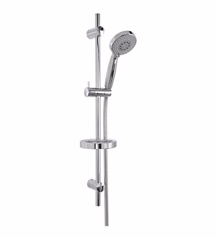 Colonne Barre de douche chromee entraxe reglable 70 cm douchette 3 jets mobile – Réf. TADFSGFXP8838934623