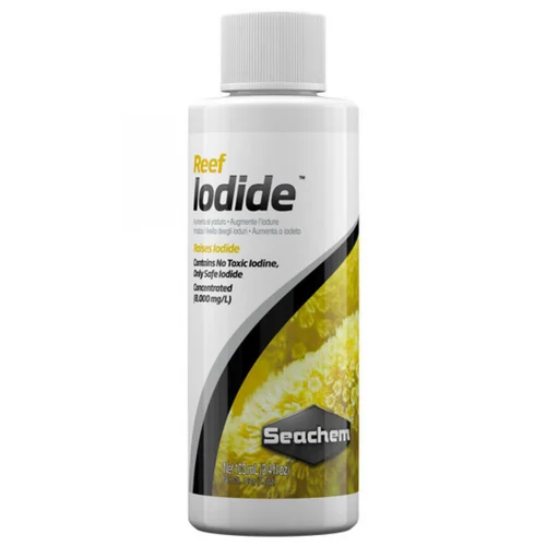 Pour mieux profiter du jardin：Solution iode pour récif marin, SEACHEM Reef Iodide - contenance 100ml