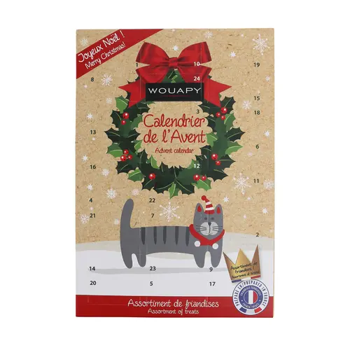 Jardin solution:Calendrier de l’avent pour chats Wouapy