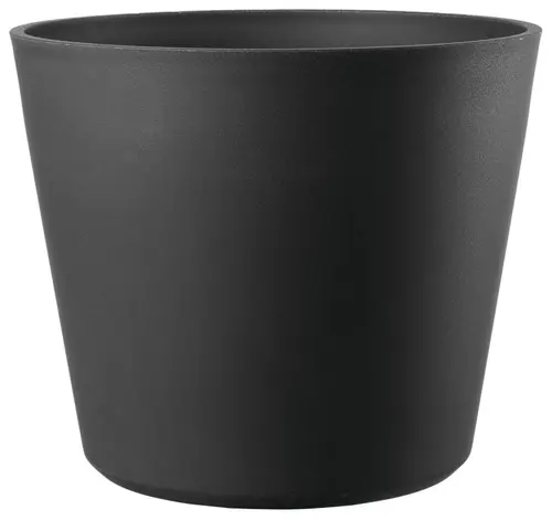 Bien pratique à l’extérieur：Vase Origin coloris gris Deroma - Ø 48 cm x 39,6 cm x 45 L