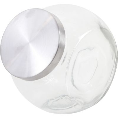 Bonbonnière en verre et métal (Grand modèle)