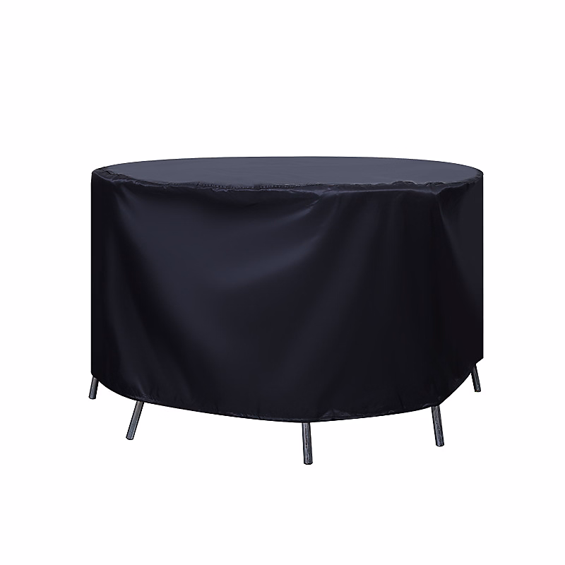 BASHLWUA Housse de mobilier de jardin – housse de table de jardin en tissu Oxford imperméable et résistant à l'hiver, bâche Housse