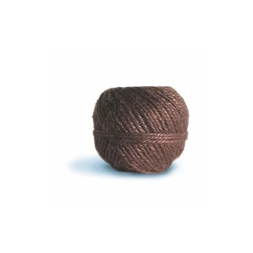 Simple au jardin:Pelote ficelle en jute couleur Châtaigne - 100 gr / 75 m