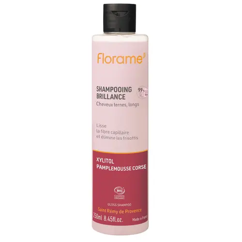 Pour embellir vos extérieurs：Shampooing brillance Florame - 250 ml