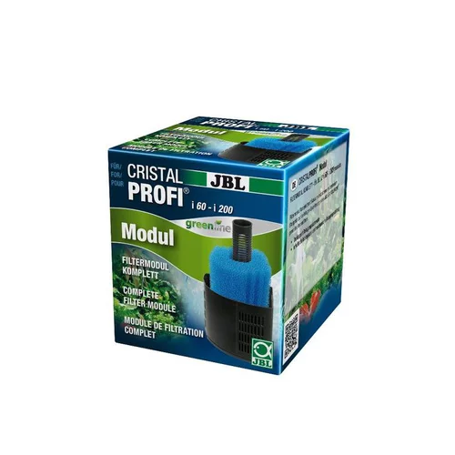 Le petit plus du jardin：Module filtrant pour filtre intérieur d'aquarium coloris noir JBL Cristallisoir i GreenLine – 7 cm
