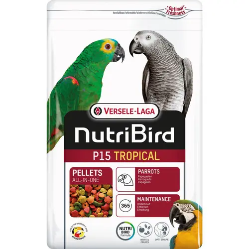 Malin extérieur:Aliment pour perroquets Versele Laga NutriBird P15 Tropical pellets - 4 kg