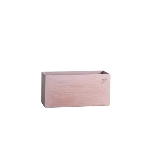 Pour plus de confort à l’extérieur:Bac rectangulaire en terre claire 40,5 L Poteries Goicoechea - 62 x 26 x 34 cm