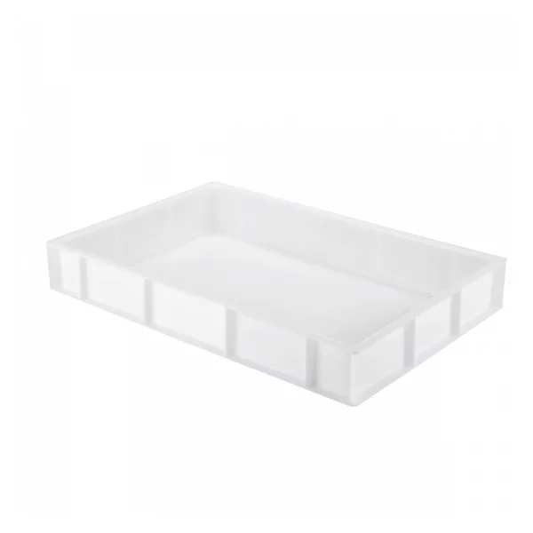 Caisse pleine 600 × 400 × 90 mm 15 L – blanc