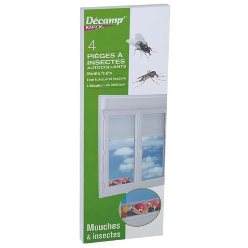 Pour personnaliser votre jardin：Piège à mouches fenêtres décor x 4