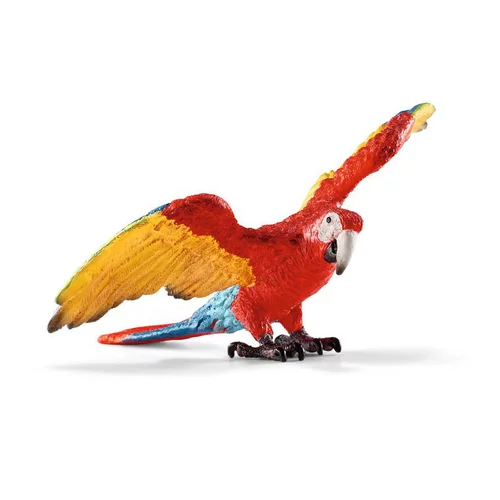 Pour un extérieur plus pratique：Figurine Ara Série Animaux Sauvages 8,3x8,4x5,3 cm