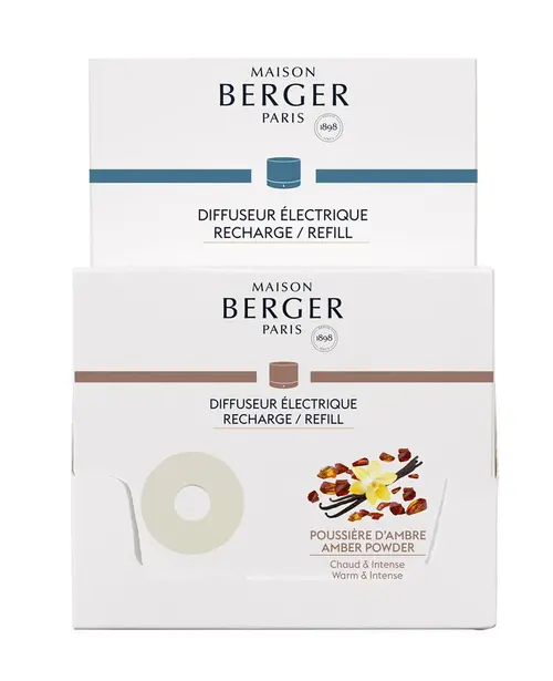 Simple pour le jardin：Recharge en céramique pour diffuseur nomade Maison Berger parfum Poussière d’ambre - Ø 6 cm