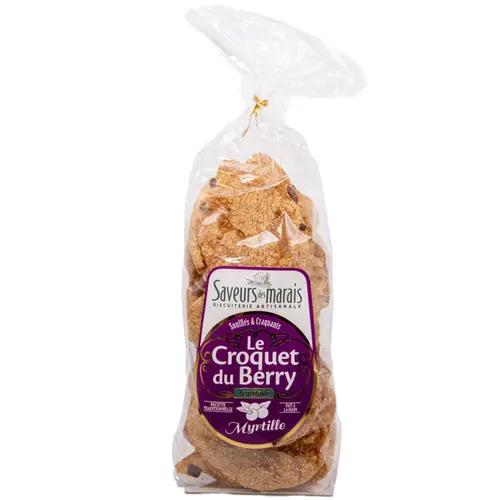 Extérieur solution：Croquets myrtille Saveurs des marais - 130 g