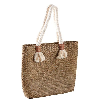 Sac à main jonc naturel et corde