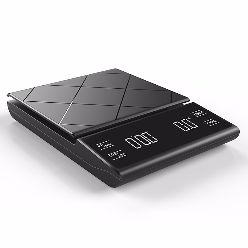 BASHLWUA Balance de gramme électronique multifonctionnelle de barre de café de pesage à la main de 3KG/0.1g avec la balance de cui – Réf. XEQGKAUAC3823924500