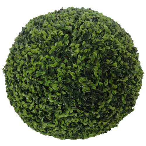 Pour profiter du jardin:Boule buis articielle en pot - Ø 28 cm