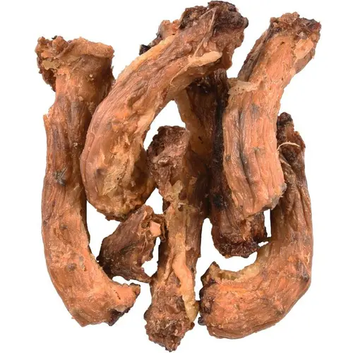 Style pour le jardin：Snack pour chien cou de poulet Flamingo - 200 g