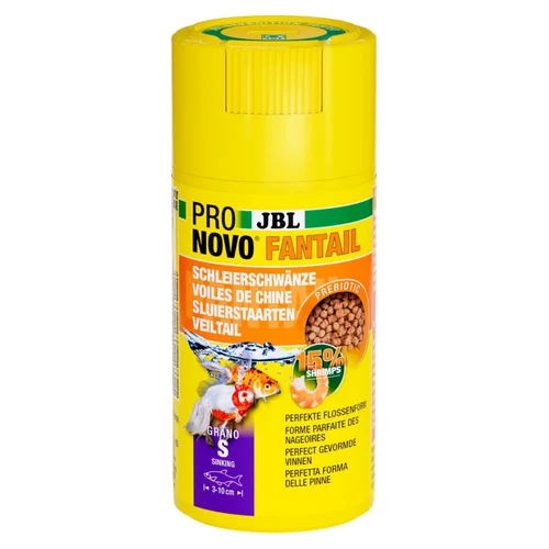 Pour vos besoins extérieurs：Aliment en granulés JBL Pronovo fantail grano S – 100 ml