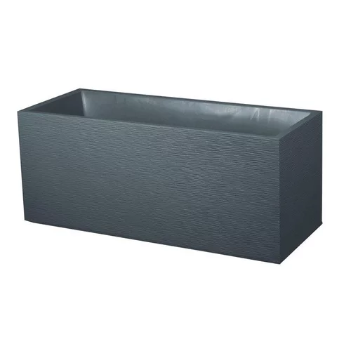 Les essentiels du jardin:Bac Graphit gris anthracite L.100 x l.40 x H.40 cm