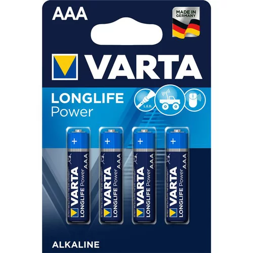 Jardin et déco:4 piles alcalines Longlife power AAA/LR03
