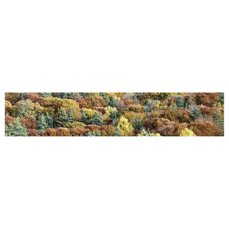 Brise vue imprimé CHABANNE foret – H.1 x L.5 m, 100% occultant, Made in France par Scenolia + kit de fixation offert