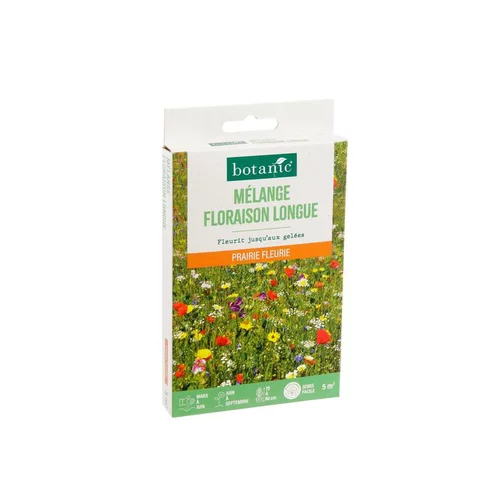 Pour faciliter la vie dehors：Mélange de graines à floraison longue botanic® - graines à semer (5 m²)
