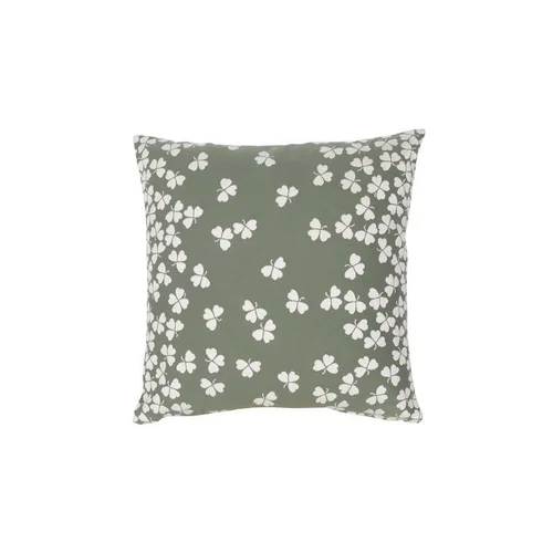 Solution au jardin：Coussin d’extérieur en tissu déperlant Fermob Trèfle vert cactus - 44 x 44 cm