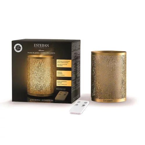 Bien au jardin：Diffuseur brume de parfum Esteban Edition Or & Lumière
