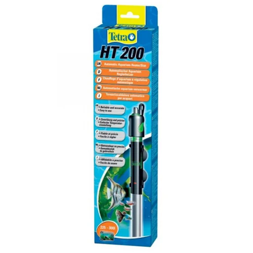 À avoir au jardin:Chauffage aquarium 200 Watts, matière durable - TETRA modèle HT 200