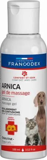 Nature pratique:Gel de massage à l'arnica pour chien et chat Francodex - 100 ml