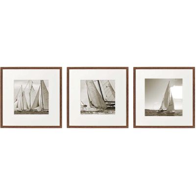 Ensemble de 3 cadres Bateaux
