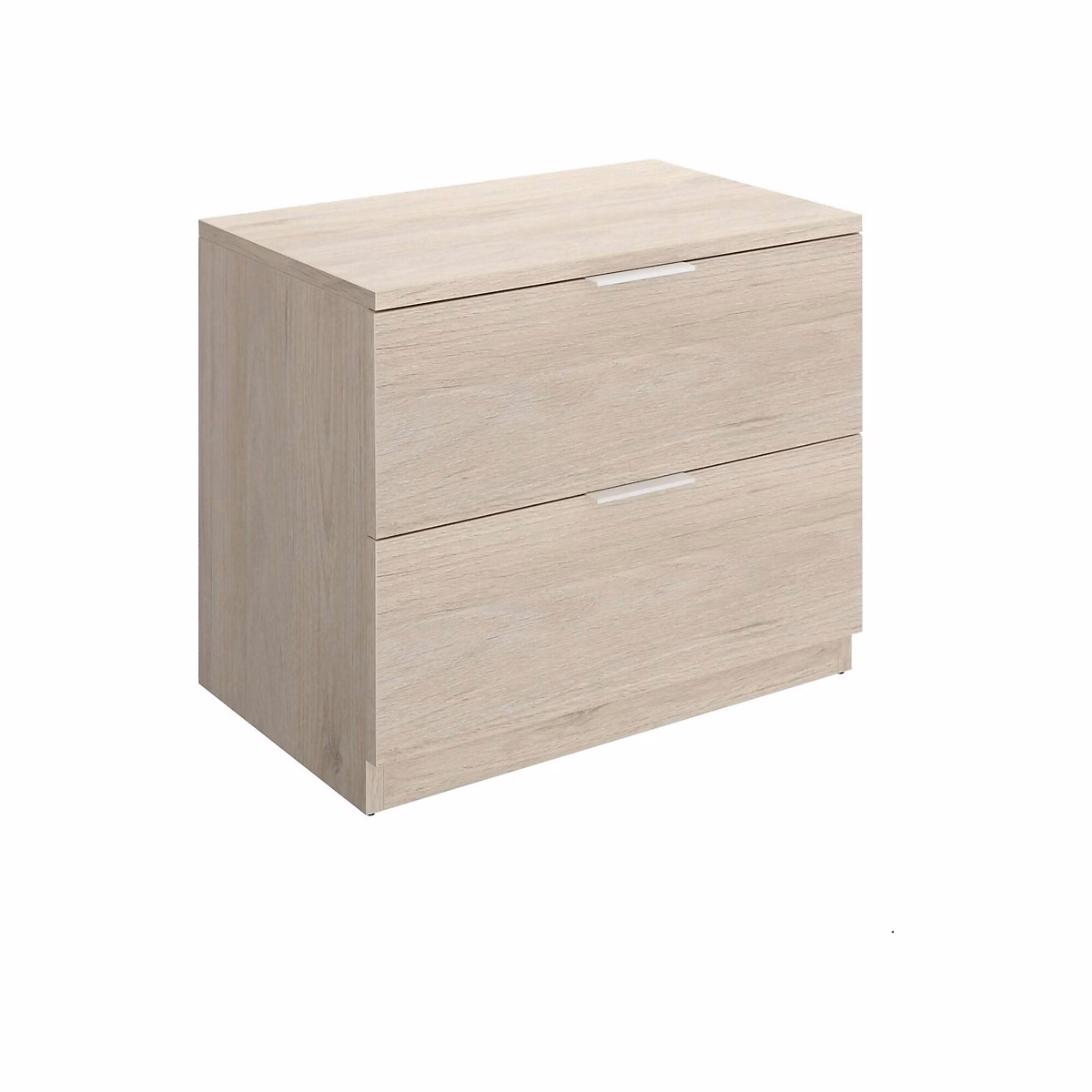 Chevet Banyan – 2 Tiroirs 50x34x46h cm Chêne Marron