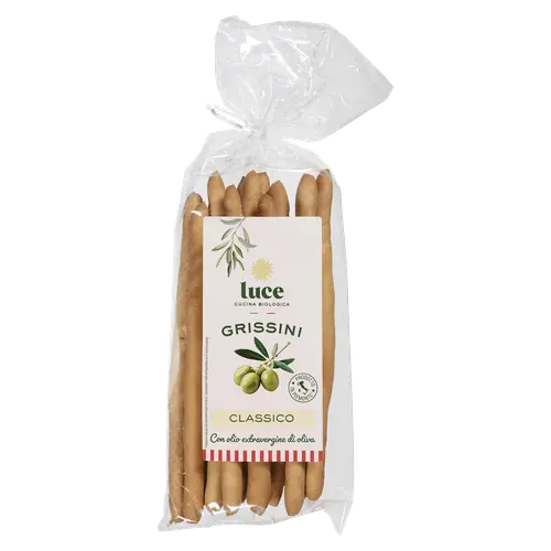 Nature pratique：Gressins nature à l’huile d’olive bio Luce - 150 g