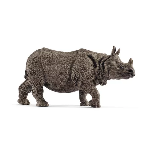 Confort pour le jardin：Figurine Rhinocéros Série Animaux sauvages 13,9x4,4x6,7 cm
