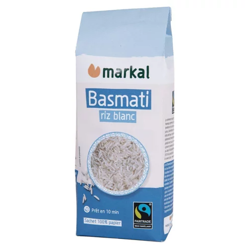 Pratique pour le jardin:Riz basmati blanc bio Markal - 500 g