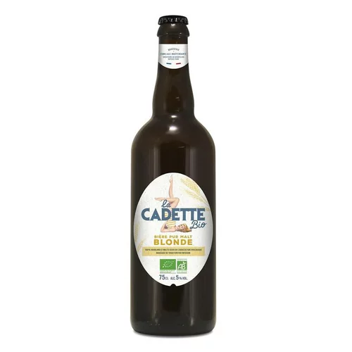 Une solution pratique pour le jardin：Bière blonde bio Cadette - 75 cl