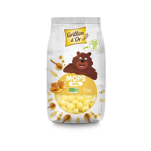 À découvrir pour l’extérieur：Mops miel bio en boîte de 300 g