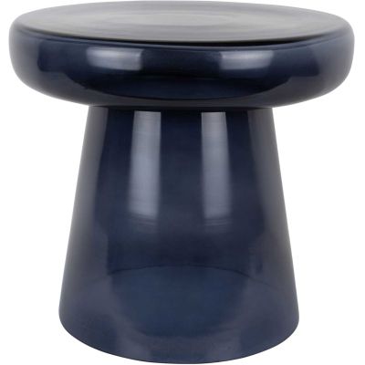 Table d'appoint en verre coloré Simpleza (Gris)