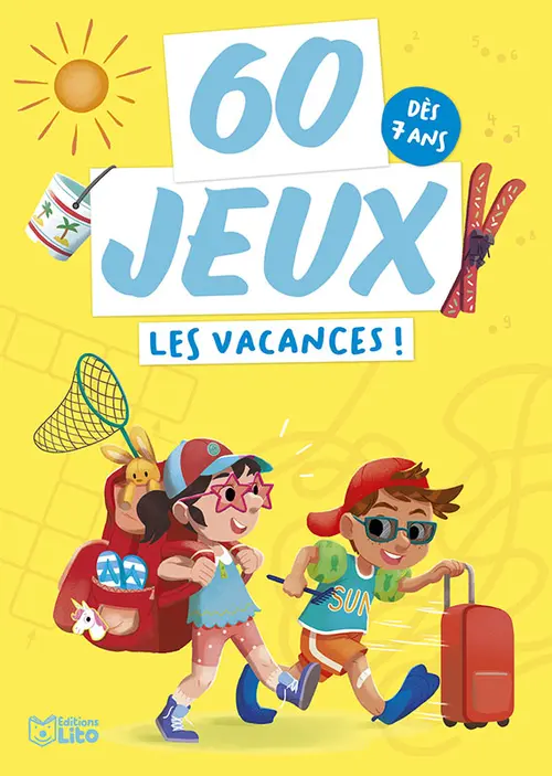 Pour tous vos projets jardin：Livre jeu "60 jeux Les vacances !" aux Éditions Lito