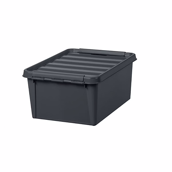 Boîte de rangement solide pour garage en plastique recyclé – 14 Litres