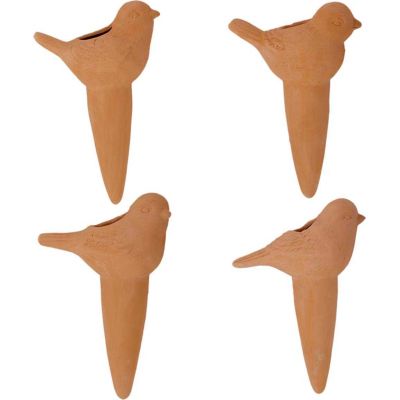 Arroseur à planter en terre cuite Oiseau (Lot de 4)