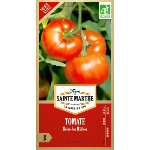Une idée pour le jardin：Graines de Tomate Reine des hâtives bio Ferme de Sainte Marthe - graines à semer