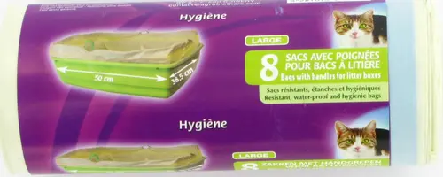 Déco au jardin：Rouleau 8 sacs litière grand modèle