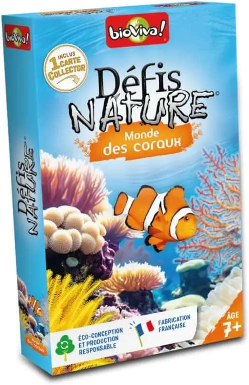 Solution pratique:Jeu de cartes Bioviva Défis Nature Monde des coraux
