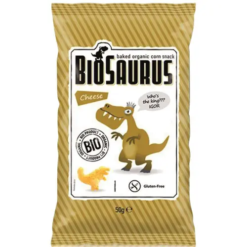Pour tous les jardins:Chips fromage Igor bio Biosaurus - 50 g