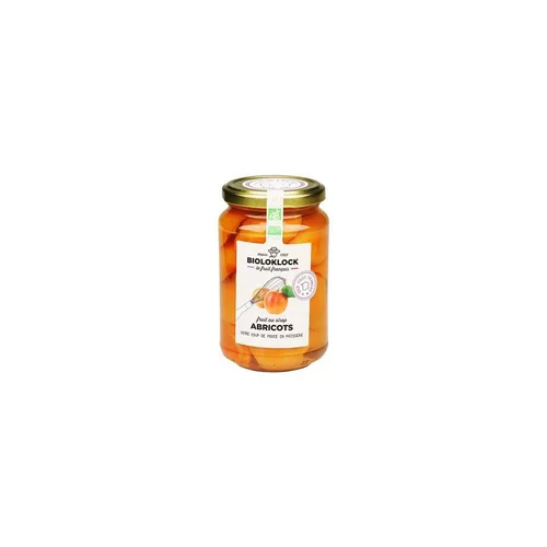 Une solution pour l’extérieur：Abricots au sirop bio Bioloklock - 400 g