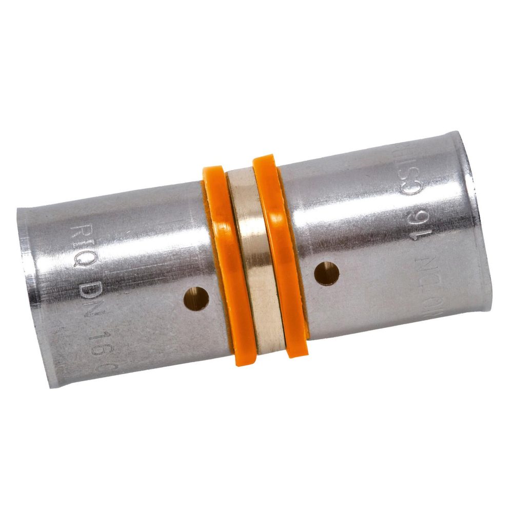 CENTRALE BRICO Raccord droit à sertir laiton D.20 pour tube en per